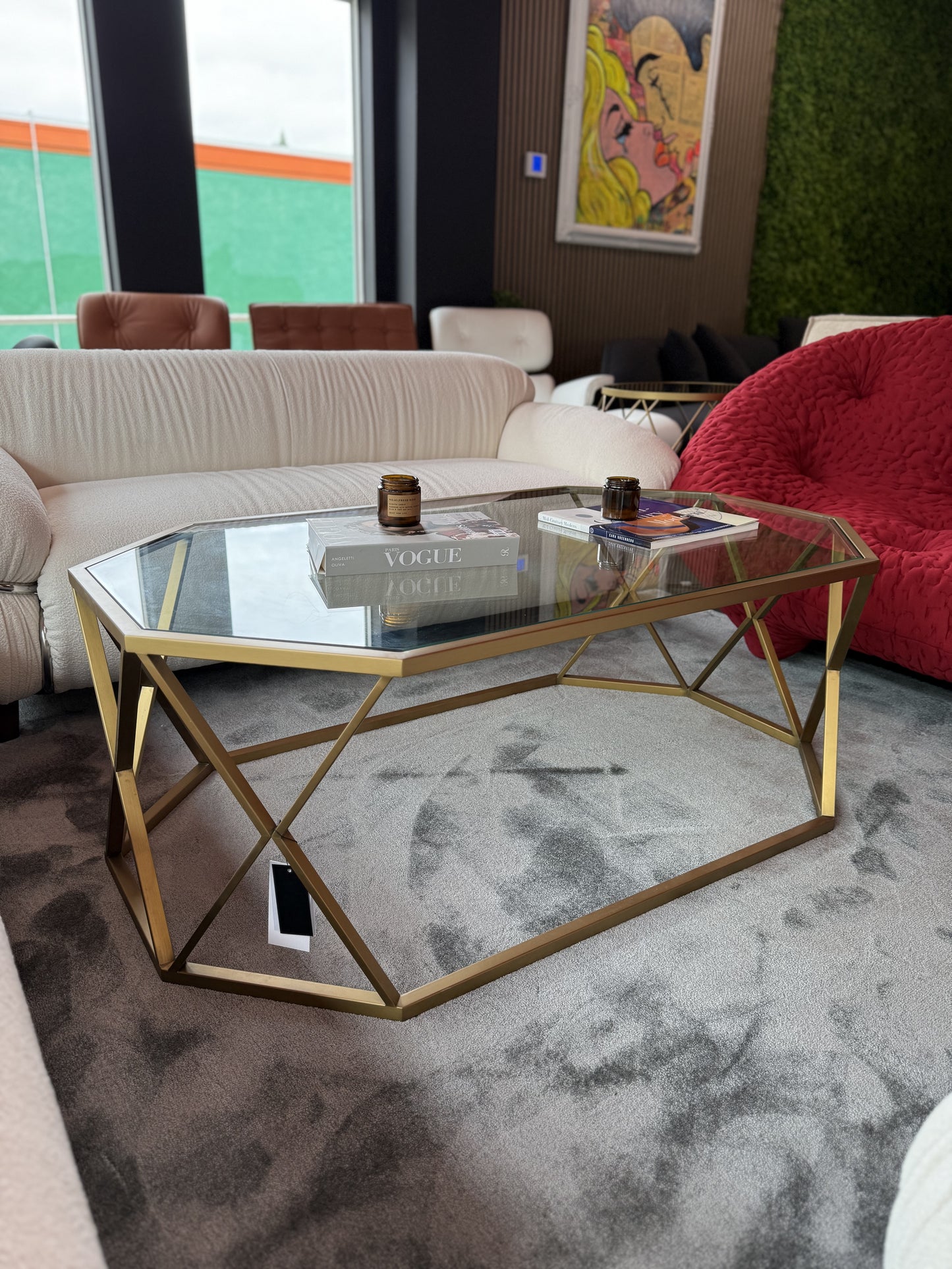 Octagonal Stainless Steel Table