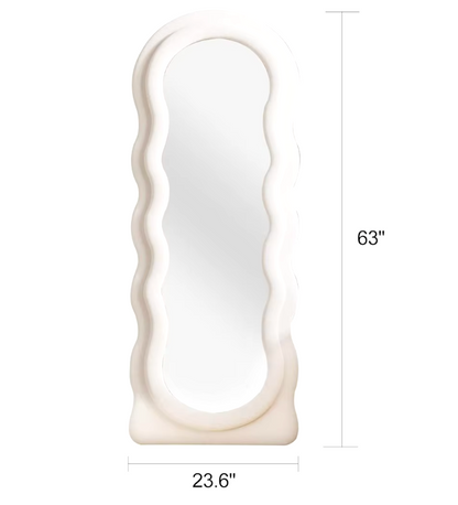 Wavy Wall Mirror Standing