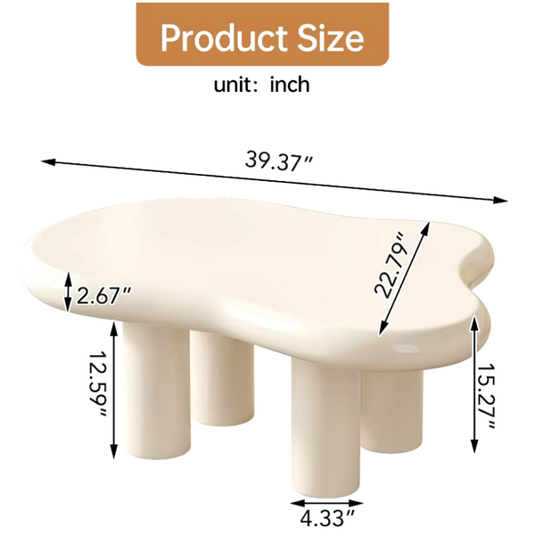 Modern Mid-Century Table 4 Legs