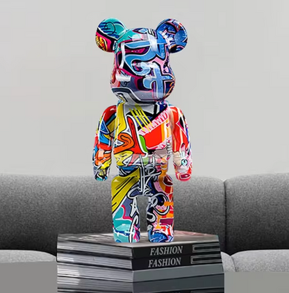 Graffiti Bear Storage Sculpture