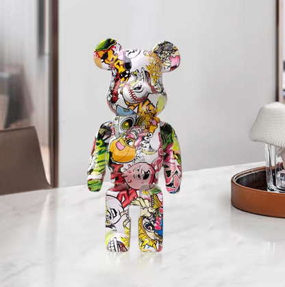 Graffiti Bear Storage Sculpture