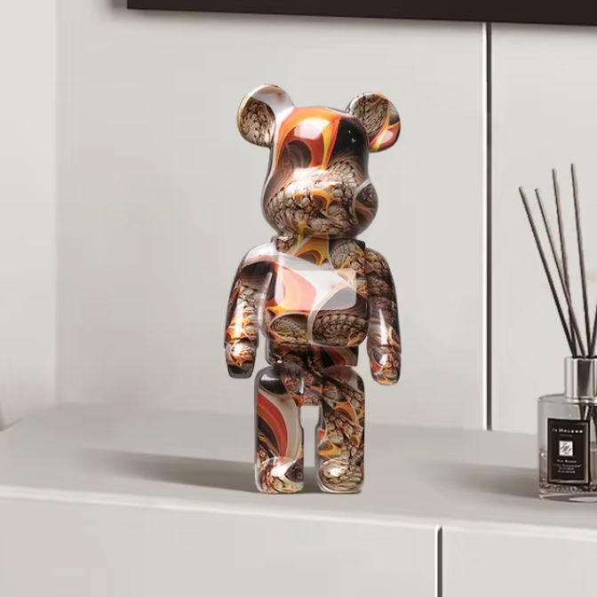 Graffiti Bear Storage Sculpture