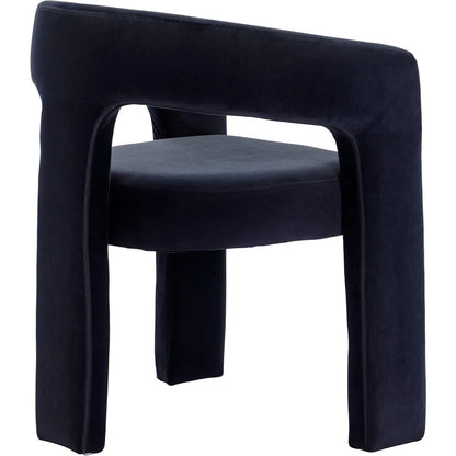 Velvet Barrel Dining Chairs Set