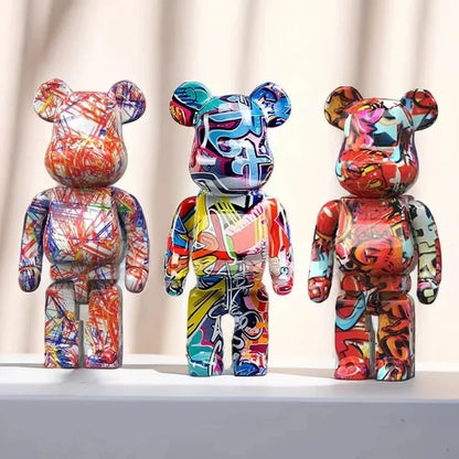 Graffiti Bear Storage Sculpture